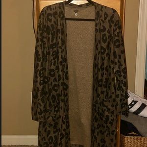 Leopard cardigan
